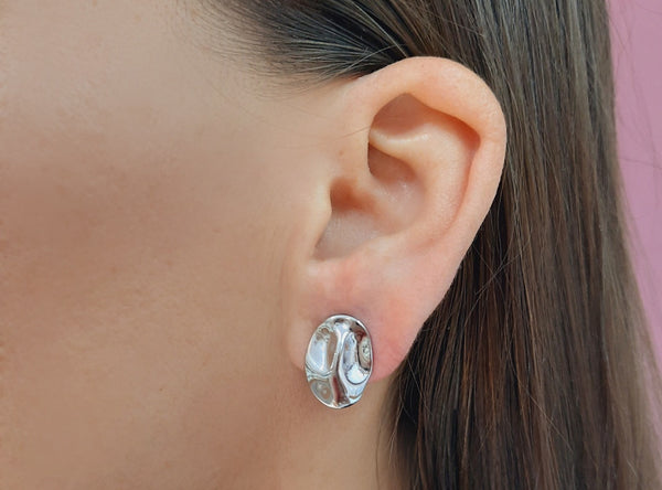 STEEL EARRING STER155