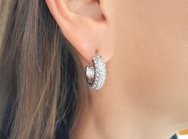 STEEL EARRING STER144