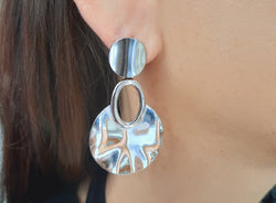 STEEL EARRING STER142