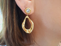 STEEL EARRING STER054