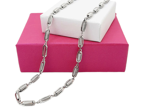 STEEL NECKLACE STN032