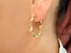 STEEL EARRING STER097