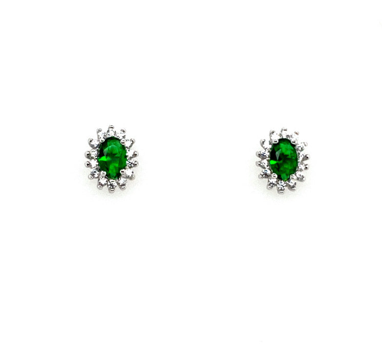 EARRING WHITE MARGARET