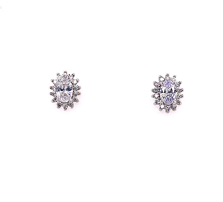 EARRING WHITE MARGARET