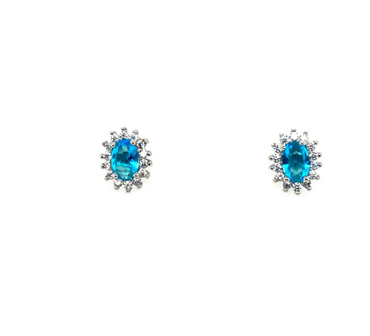 EARRING WHITE MARGARET